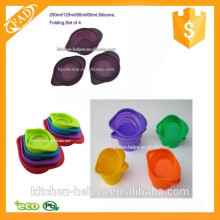 Heat resistant hot selling leak proof collapsible measuring cups